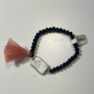 Beaded tassel bracelet